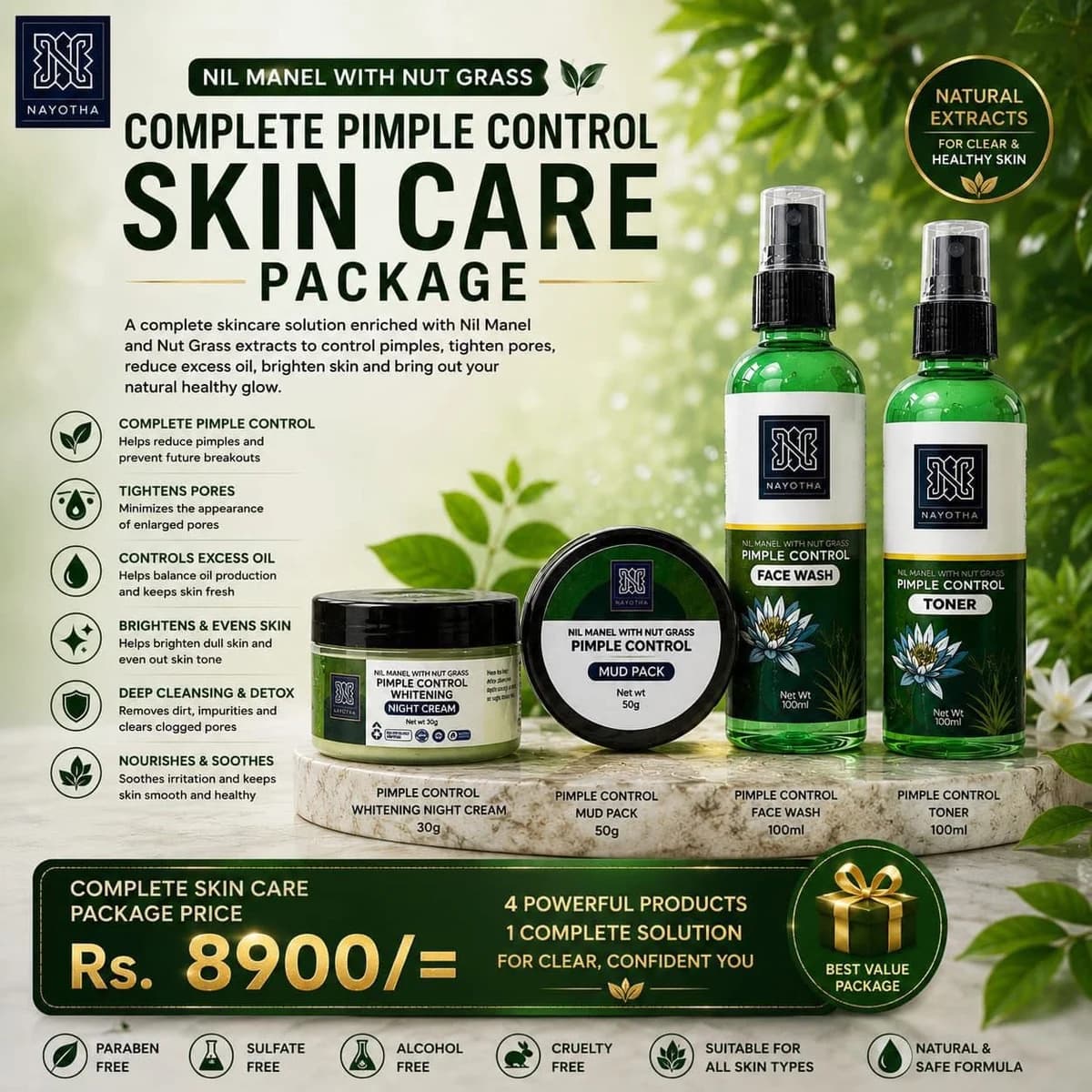 Complete Pimple Control Skin Care Package